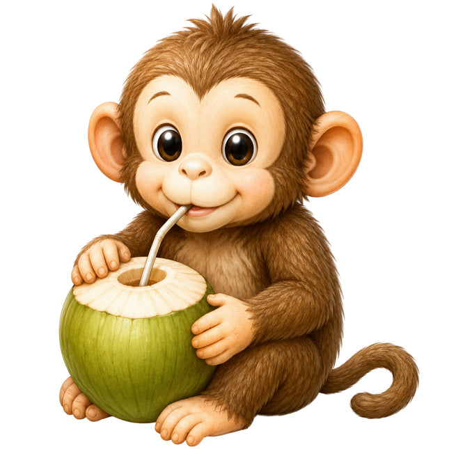 monkey fabric panel