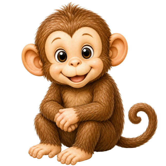 monkey fabric panel
