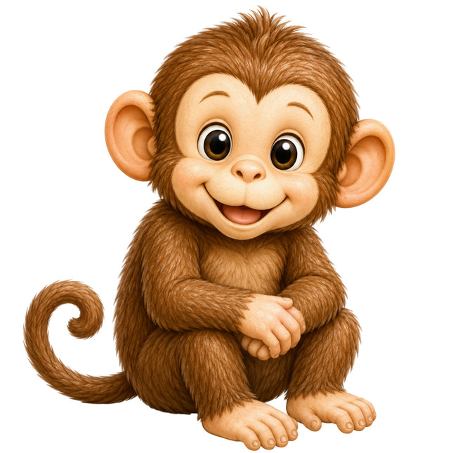 monkey fabric panel