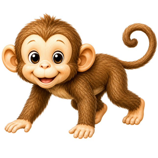 monkey fabric panel