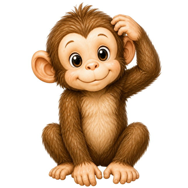 monkey fabric panel