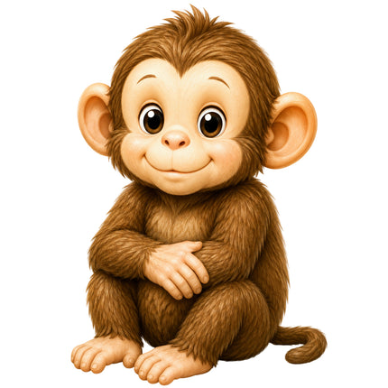 monkey fabric panel