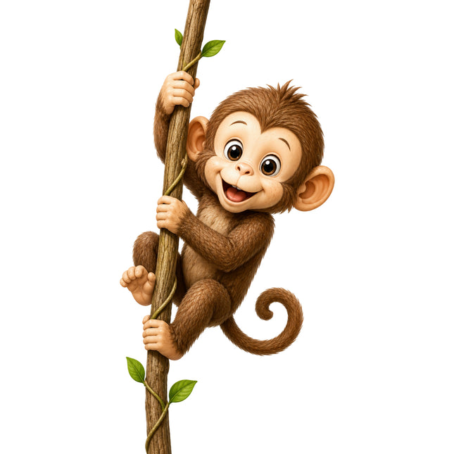 monkey fabric panel