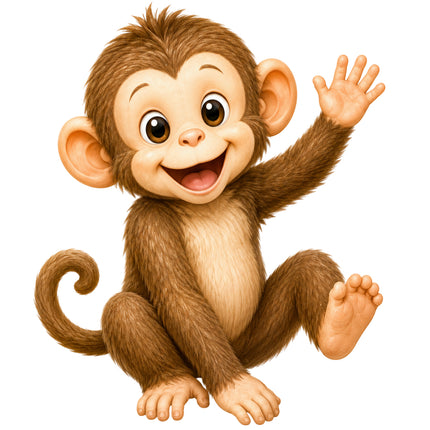monkey quilt block