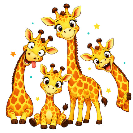 silly giraffe quilt square