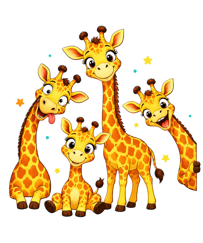 silly giraffe quilt square