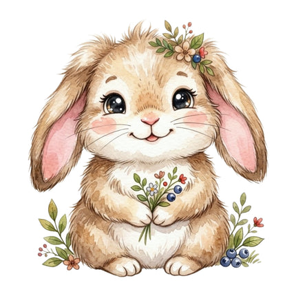 rabbit quilt square