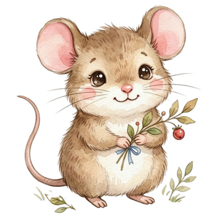 mouse quilt block