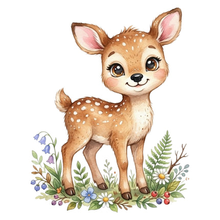 deer quilt square