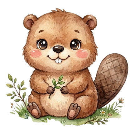 beaver quilt block