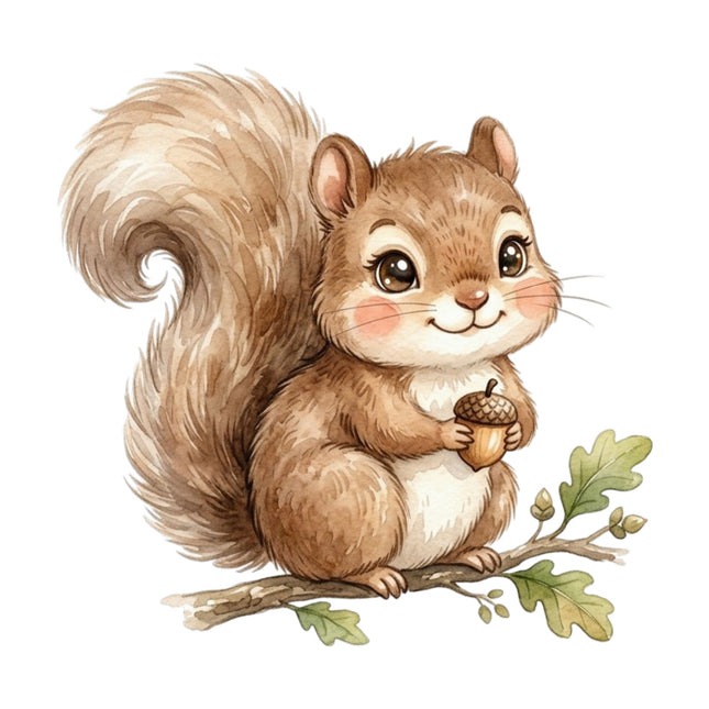 squirrel quilt square