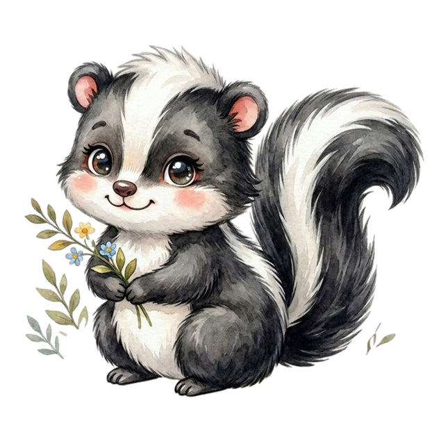 skunk quilt square