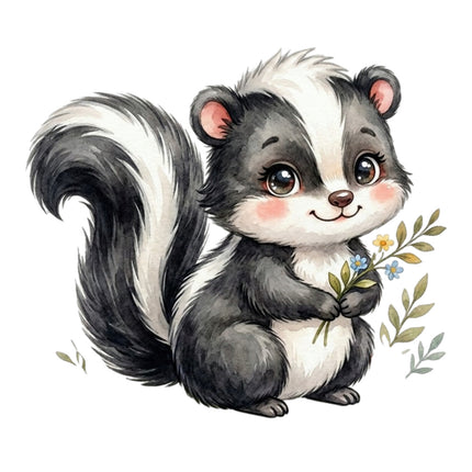 skunk quilt square