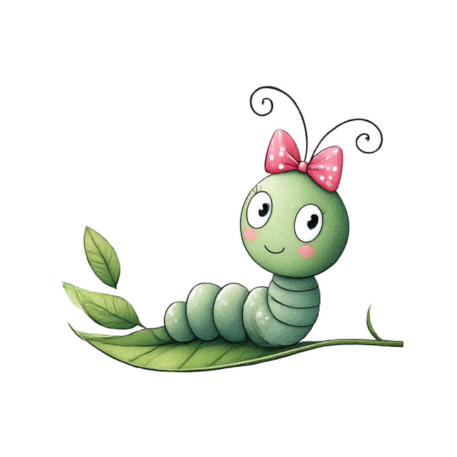 caterpillar cotton quilt square