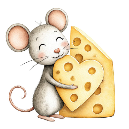 mouse quilt block