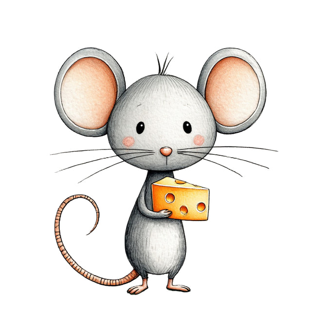 mouse quilt block