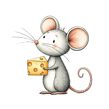 mouse quilt square