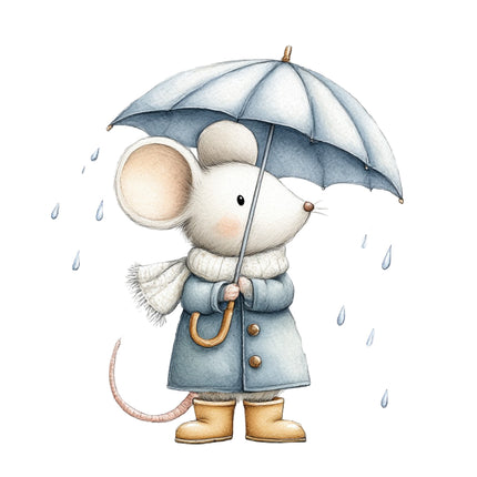 mouse quilt square