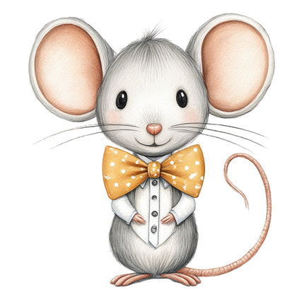 mouse quilt square