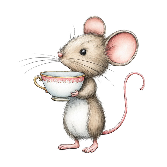 mouse cotton quilt square