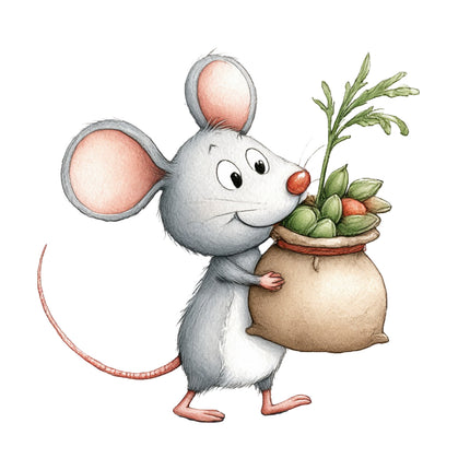 mouse quilt square