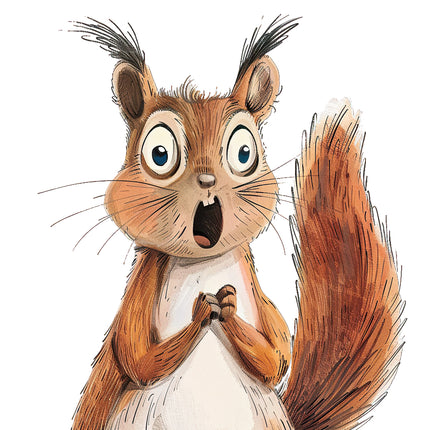 squirrel quilt square