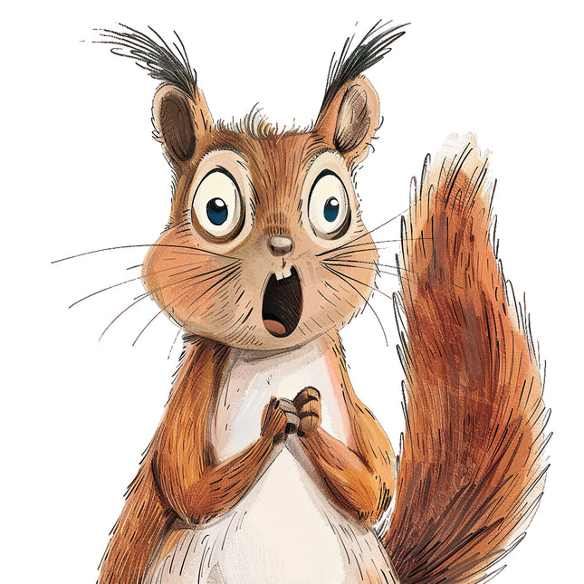 squirrel quilt square
