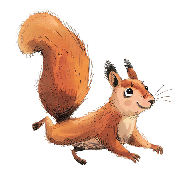squirrel quilt block