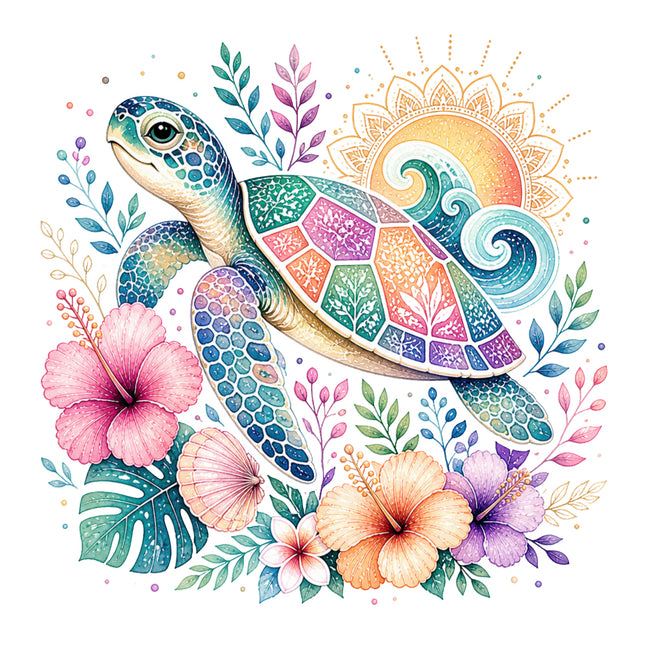 turtle cotton quilt block