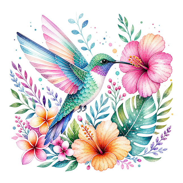 hummingbird quilt block
