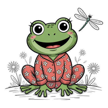 frog quilt square