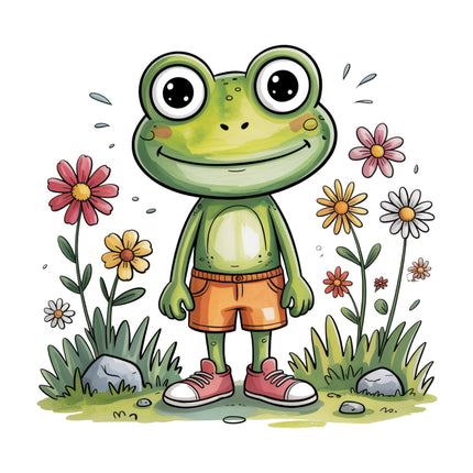 frog quilt square