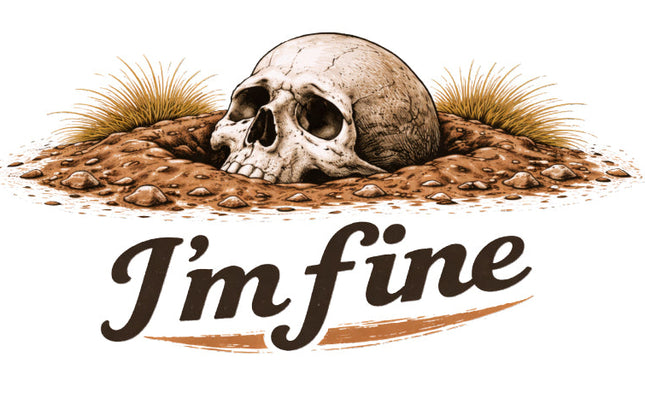 im fine skull quilt square