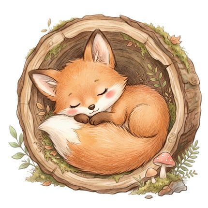 fox quilt square