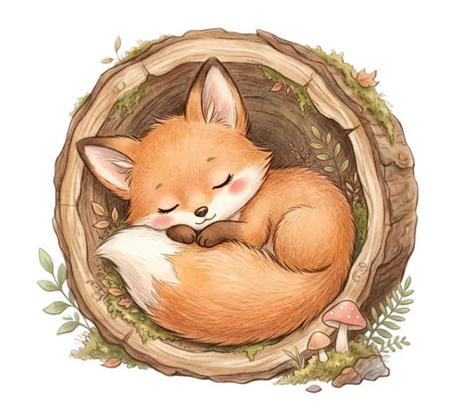 fox quilt square