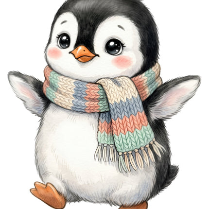 penguin quilt square
