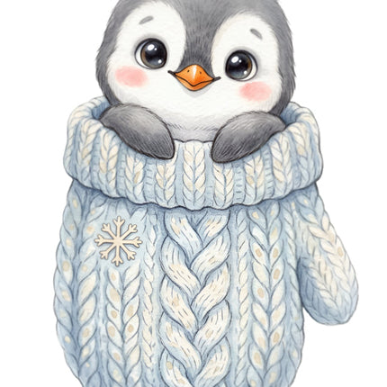 penguin quilt square