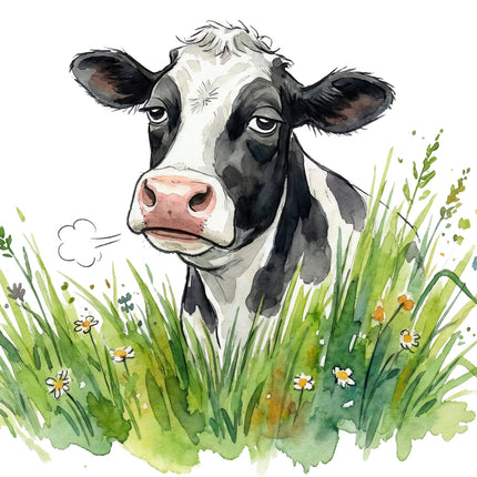 cow cotton quilt block