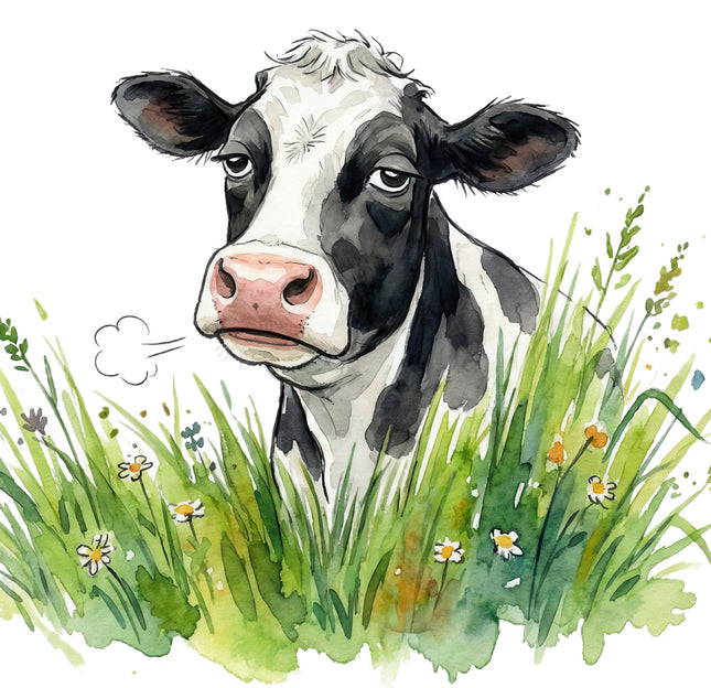 cow cotton quilt block