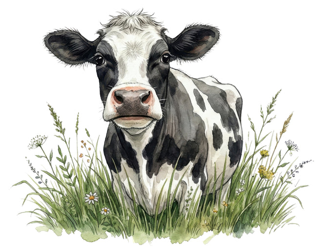 funny humor cow quilt block