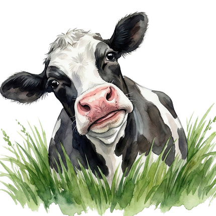 funny humor cow quilt block