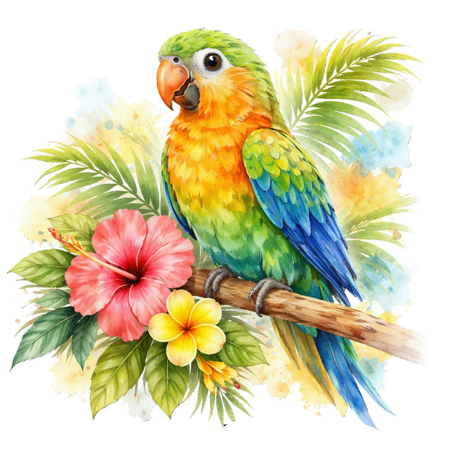 parrot quilt square