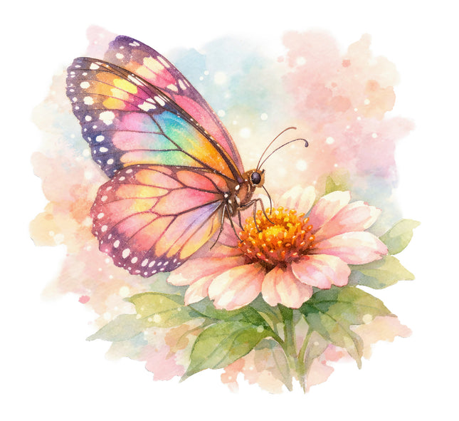 butterfly cotton quilt square