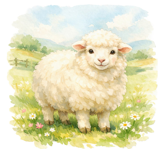 sheep quilt square