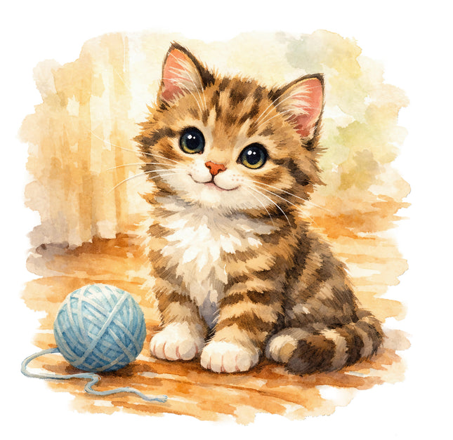 kitten quilt square