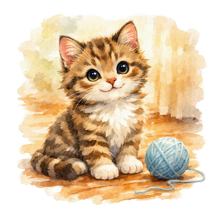 cat cotton quilt square