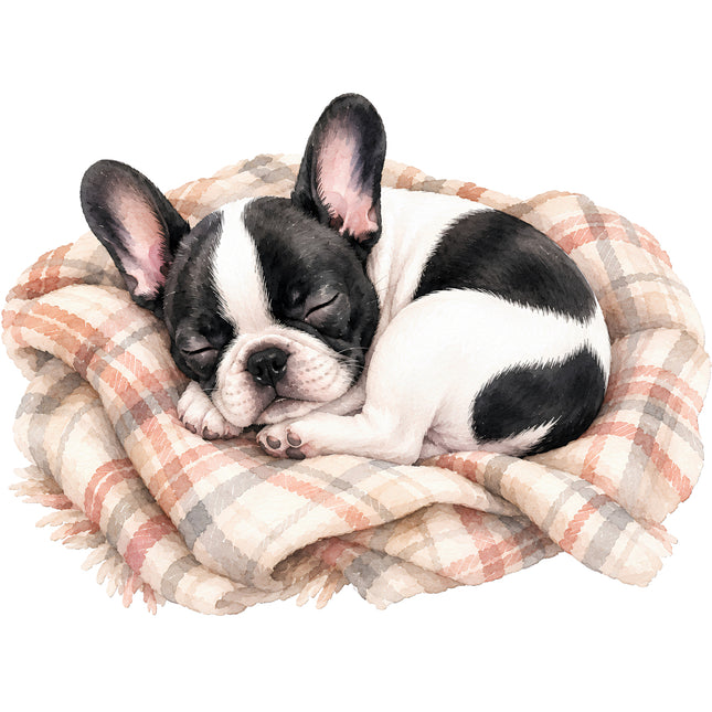 boston terrier quilt square