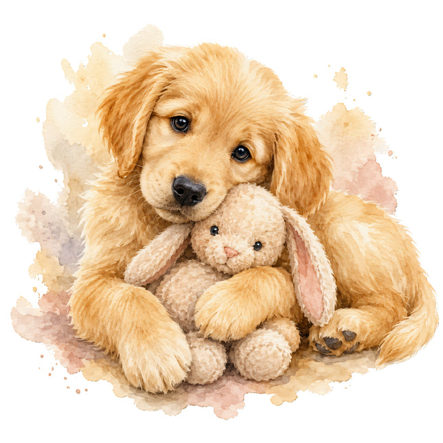golden retriever quilt block
