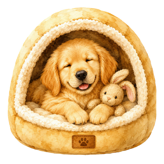 golden retriever quilt square