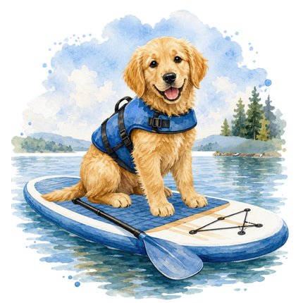 golden retriever quilt block